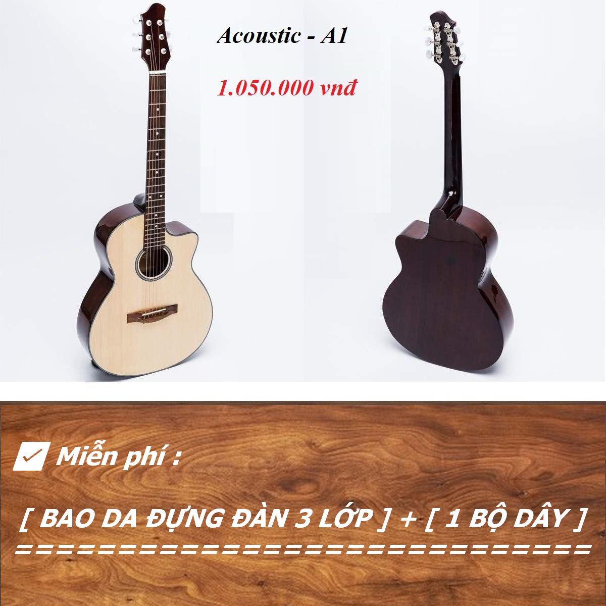 Đàn Guitar Acoustic A1.5