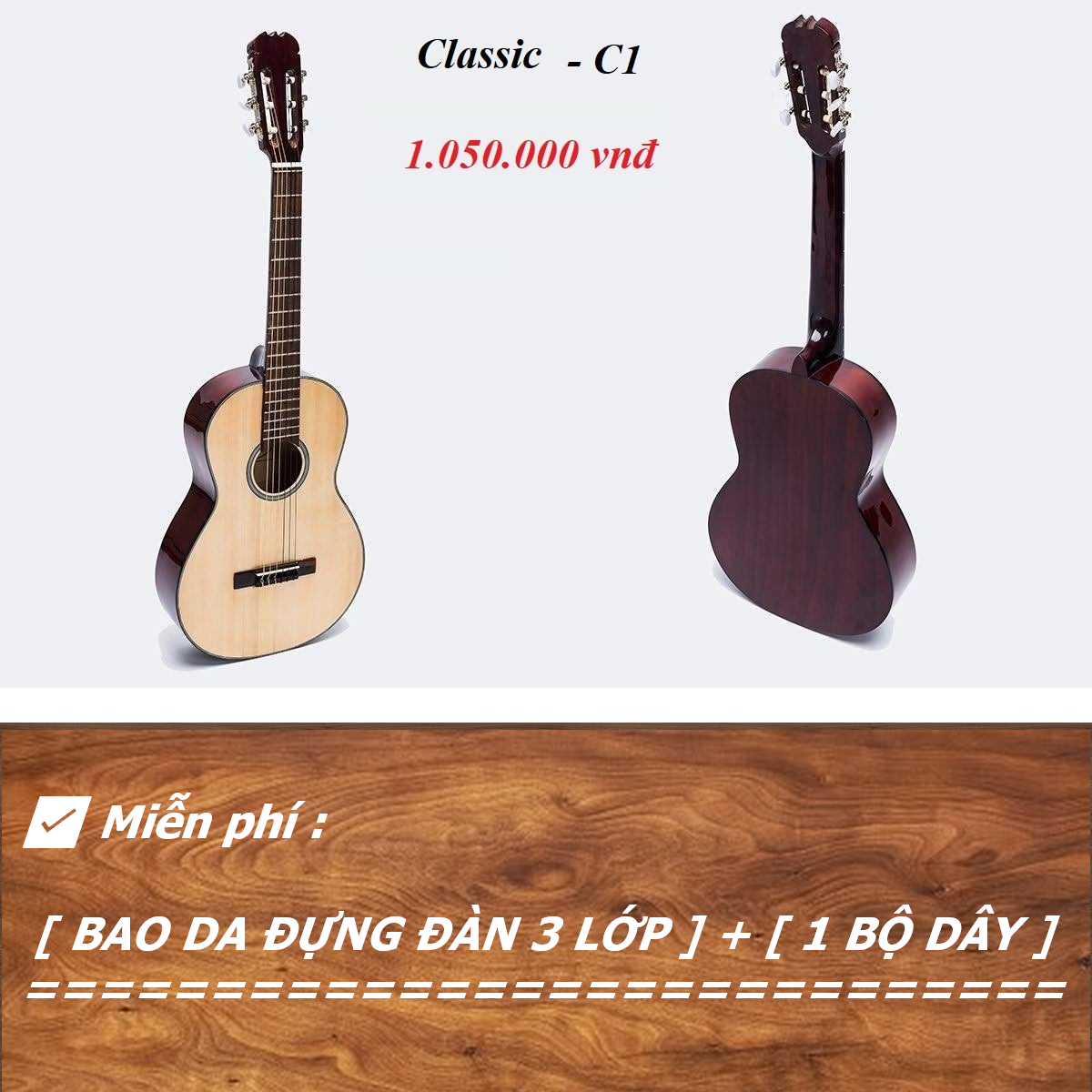 Đàn Guitar Classic C1