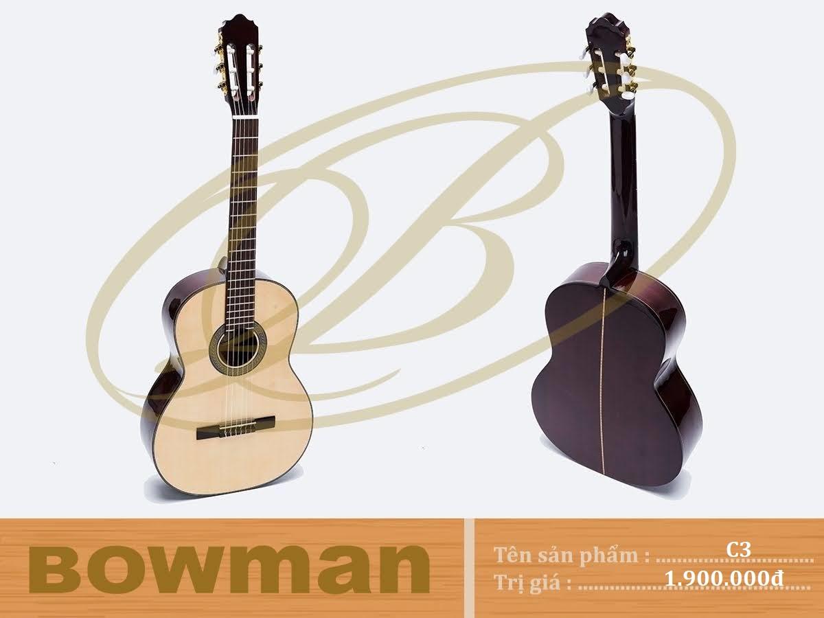 Đàn guitar - BOWMAN Classic C3