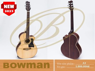 Đàn Guitar Bowman Acoustic A3 (2025)