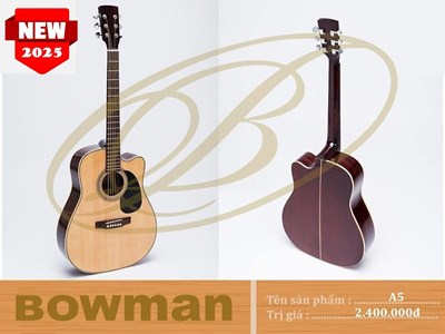 Đàn Guitar Bowman Acoustic A5 (2025)