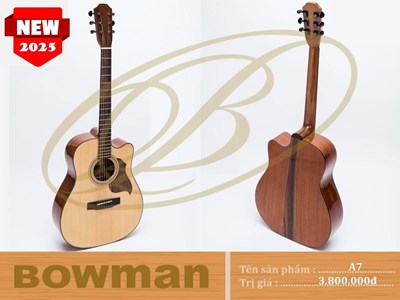 Đàn Guitar Bowman Acoustic A7 (2025)