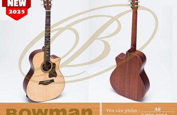 Đàn Guitar Bowman Acoustic A8 (2025)