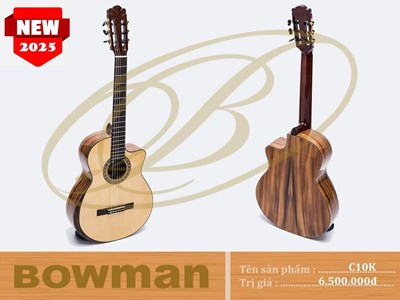 Đàn Guitar Bowman Classic C10K (2025)