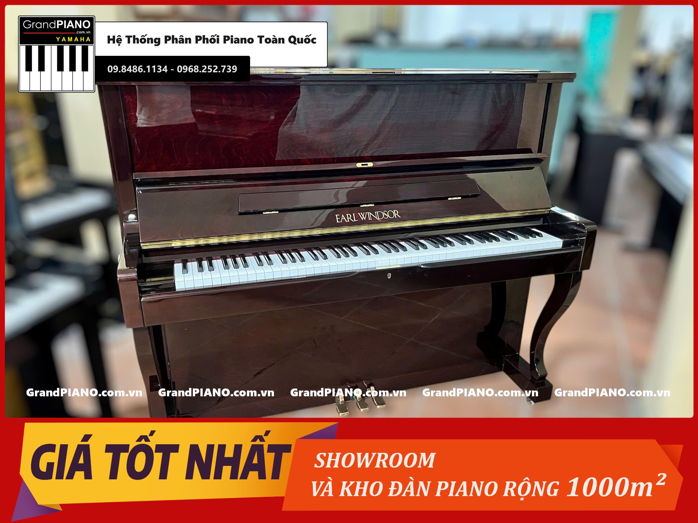 Đàn Piano cơ WEARL WINDSOR W113 145603 (FLORA)