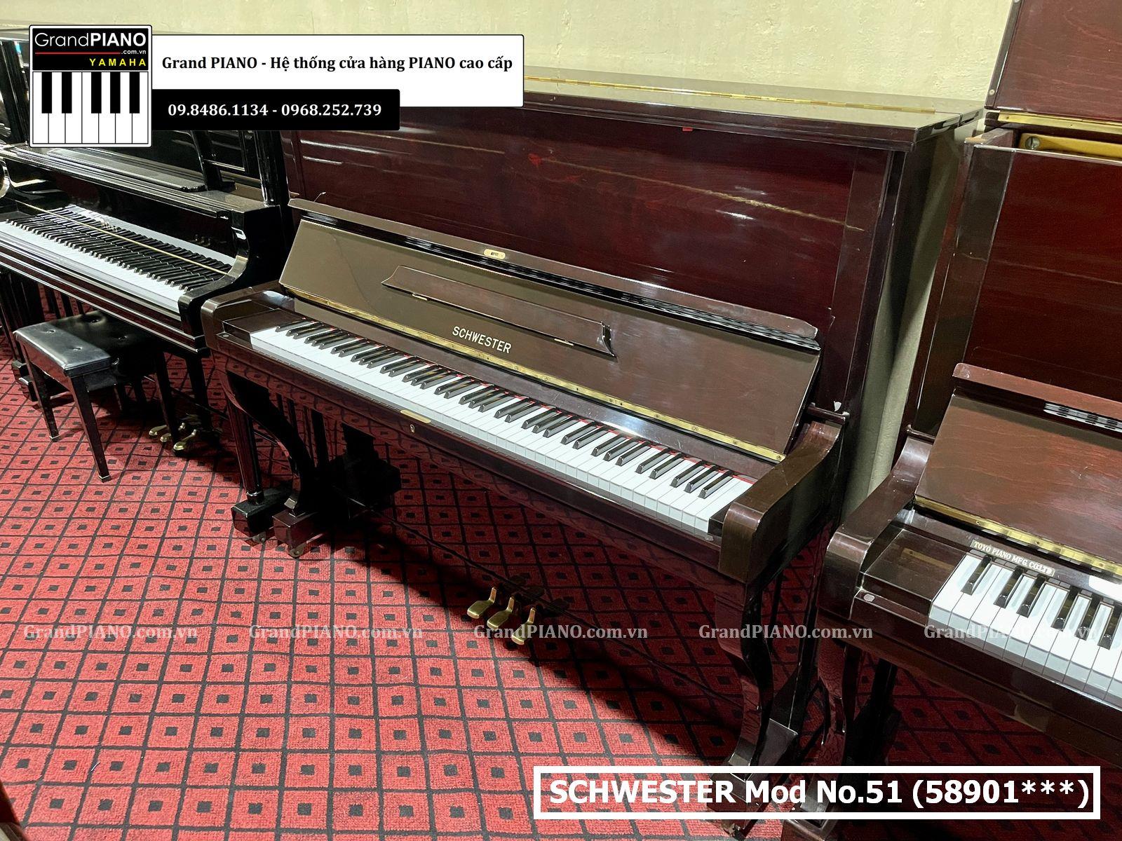 Đàn Piano cơ SCHWESTER ModNo51 (58901***)