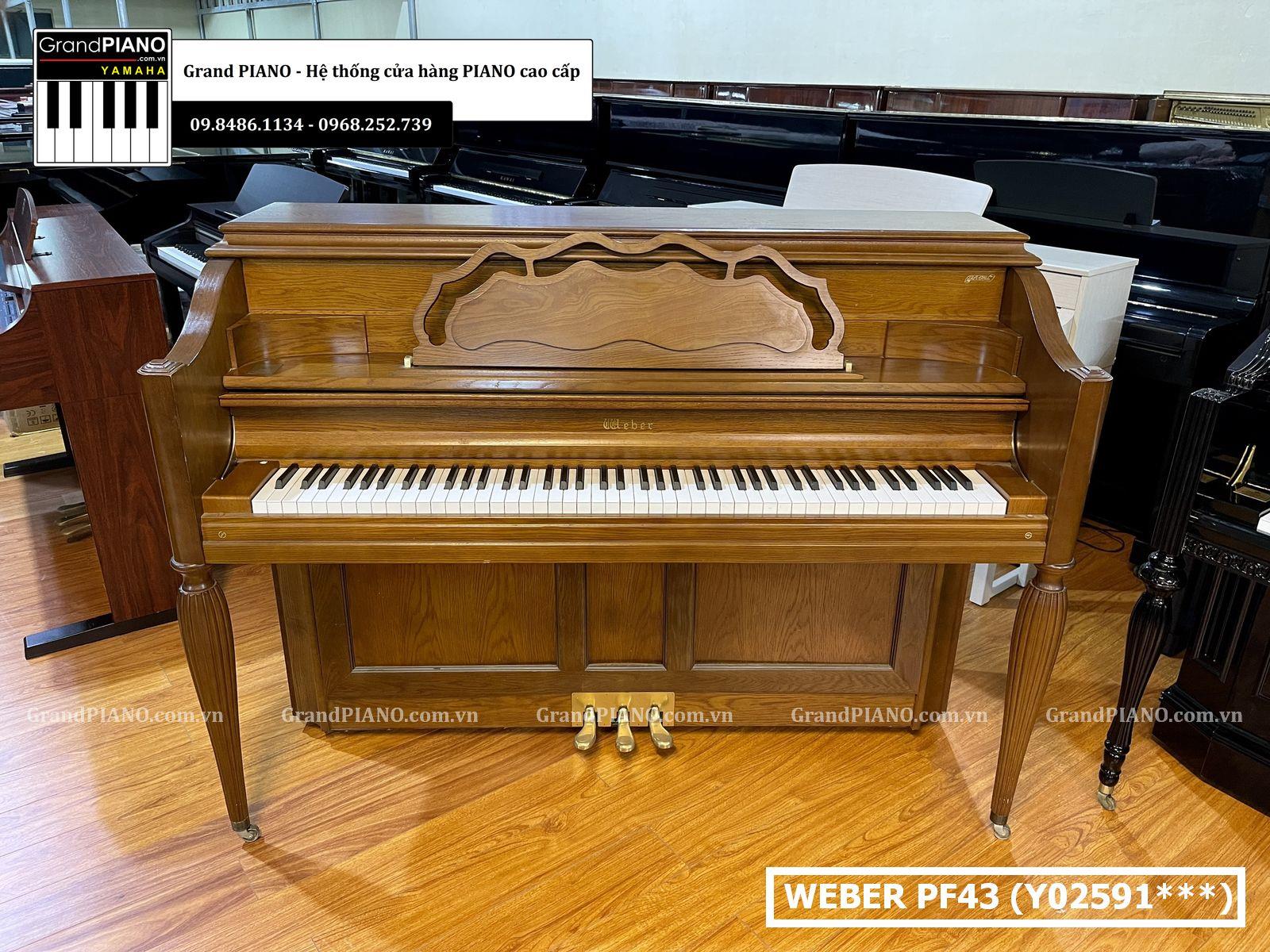 Đàn Piano cơ WEBER PF43 (Y02591***)